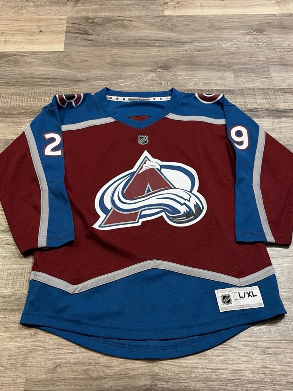 NHL Kids Colorado Avalanche Burgundy and Blue Hockey Jersey